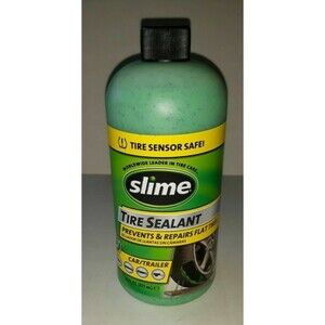 SLIME TIRE SEALANT 16 oz Prevents & Repairs Flat Tires Seals Instantly NEW